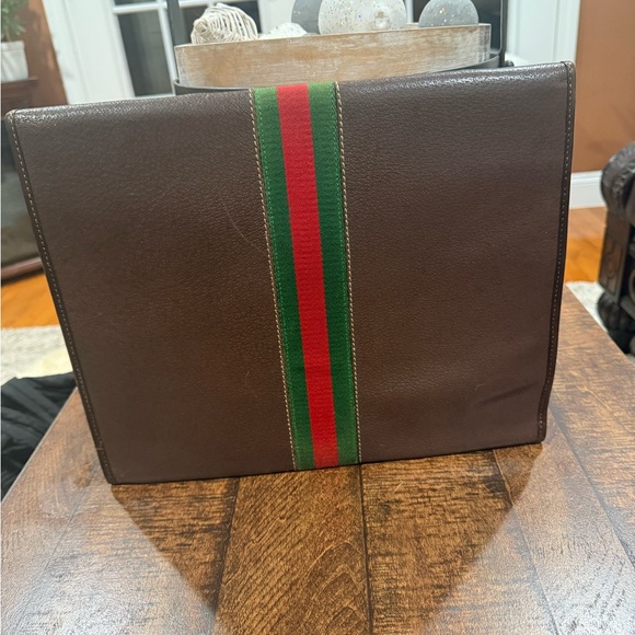 Gucci Brown Leather Men's Bag - Picture 4 of 10